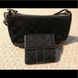 Coach wallet and clutch